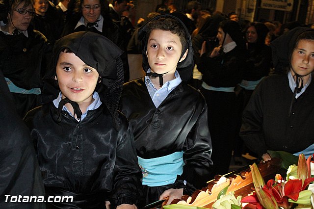 Procesin del Santo Entierro (Recogida) - Viernes Santo noche - Semana Santa Totana 2015 - 521