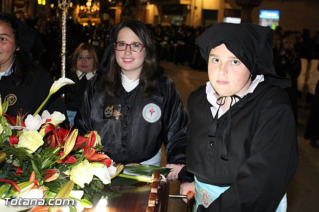 Procesin del Santo Entierro (Recogida) - Viernes Santo noche - Semana Santa Totana 2015 - 522