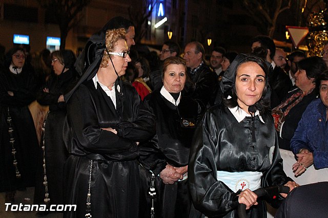 Procesin del Santo Entierro (Recogida) - Viernes Santo noche - Semana Santa Totana 2015 - 523