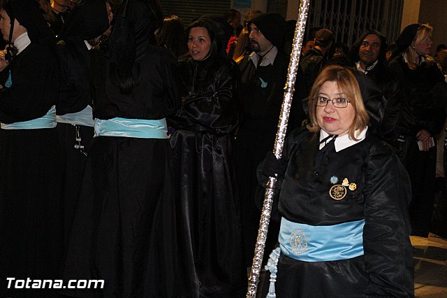 Procesin del Santo Entierro (Recogida) - Viernes Santo noche - Semana Santa Totana 2015 - 524
