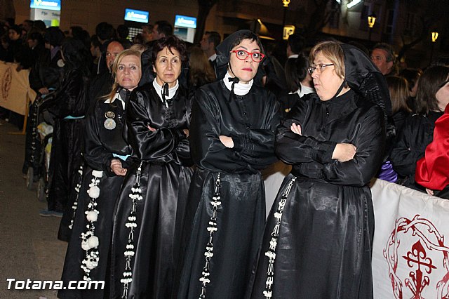 Procesin del Santo Entierro (Recogida) - Viernes Santo noche - Semana Santa Totana 2015 - 526