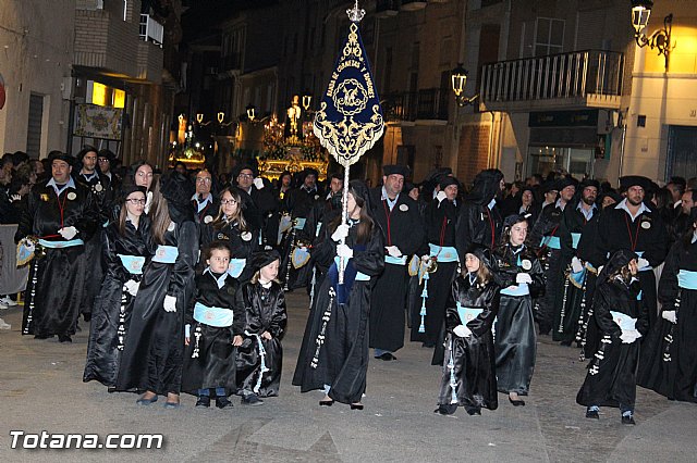 Procesin del Santo Entierro (Recogida) - Viernes Santo noche - Semana Santa Totana 2015 - 527