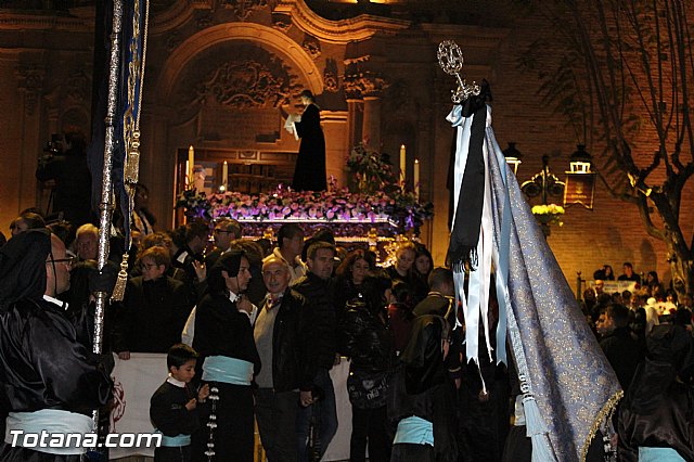 Procesin del Santo Entierro (Recogida) - Viernes Santo noche - Semana Santa Totana 2015 - 529