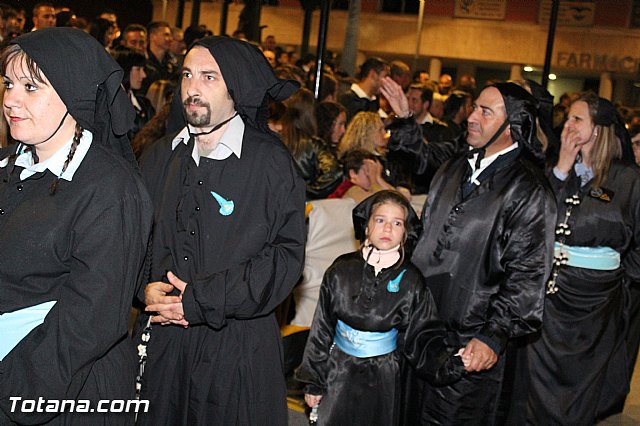 Procesin del Santo Entierro (Recogida) - Viernes Santo noche - Semana Santa Totana 2015 - 531