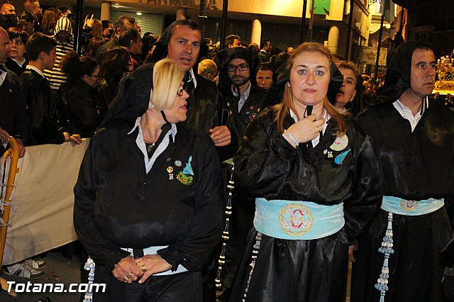 Procesin del Santo Entierro (Recogida) - Viernes Santo noche - Semana Santa Totana 2015 - 532