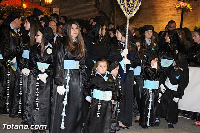 Procesin del Santo Entierro (Recogida) - Viernes Santo noche - Semana Santa Totana 2015 - 534