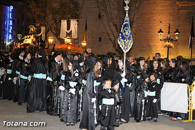 Procesin del Santo Entierro (Recogida) - Viernes Santo noche - Semana Santa Totana 2015 - 535