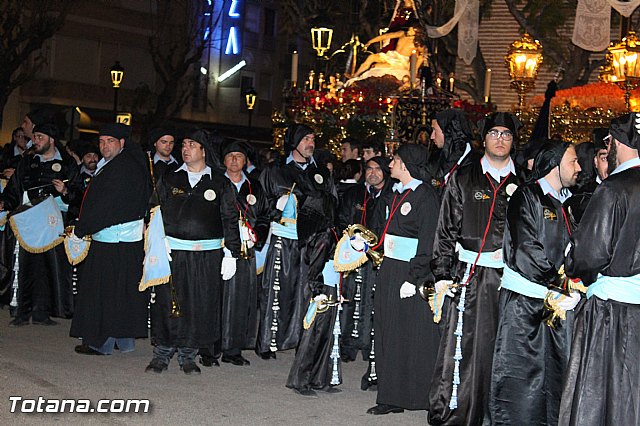 Procesin del Santo Entierro (Recogida) - Viernes Santo noche - Semana Santa Totana 2015 - 536