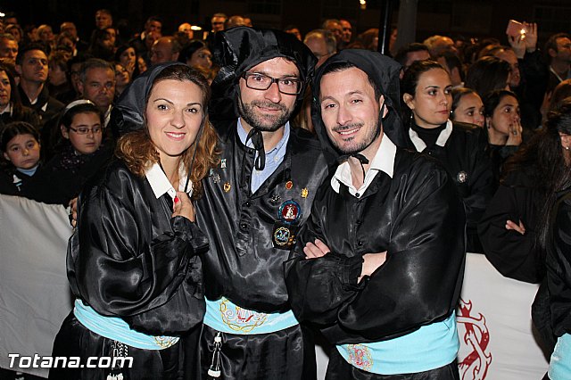 Procesin del Santo Entierro (Recogida) - Viernes Santo noche - Semana Santa Totana 2015 - 540