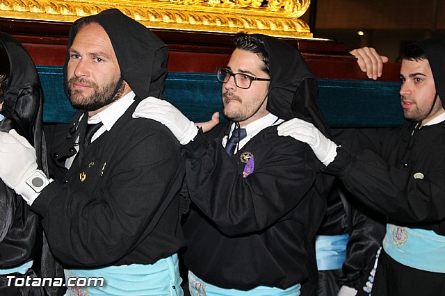 Procesin del Santo Entierro (Recogida) - Viernes Santo noche - Semana Santa Totana 2015 - 547