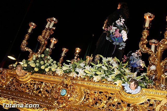 Procesin del Santo Entierro (Recogida) - Viernes Santo noche - Semana Santa Totana 2015 - 549