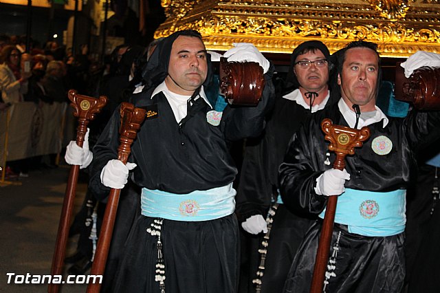 Procesin del Santo Entierro (Recogida) - Viernes Santo noche - Semana Santa Totana 2015 - 550