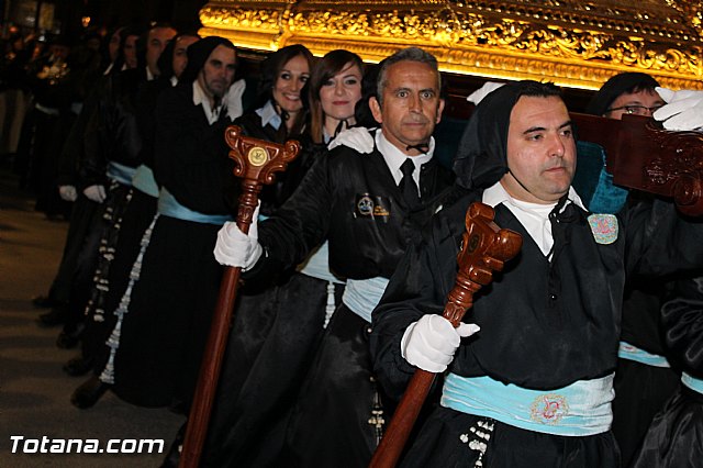 Procesin del Santo Entierro (Recogida) - Viernes Santo noche - Semana Santa Totana 2015 - 552
