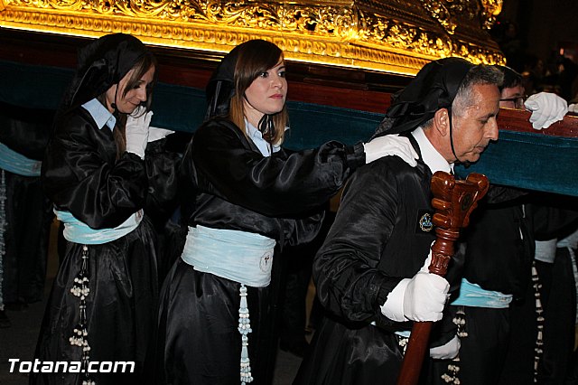 Procesin del Santo Entierro (Recogida) - Viernes Santo noche - Semana Santa Totana 2015 - 553