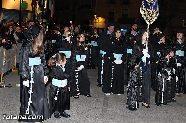 Procesin del Santo Entierro (Recogida) - Viernes Santo noche - Semana Santa Totana 2015 - 557