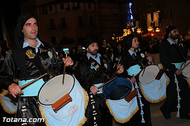 Procesin del Santo Entierro (Recogida) - Viernes Santo noche - Semana Santa Totana 2015 - 561