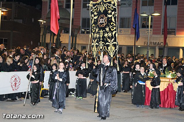Procesin del Santo Entierro (Recogida) - Viernes Santo noche - Semana Santa Totana 2015 - 565