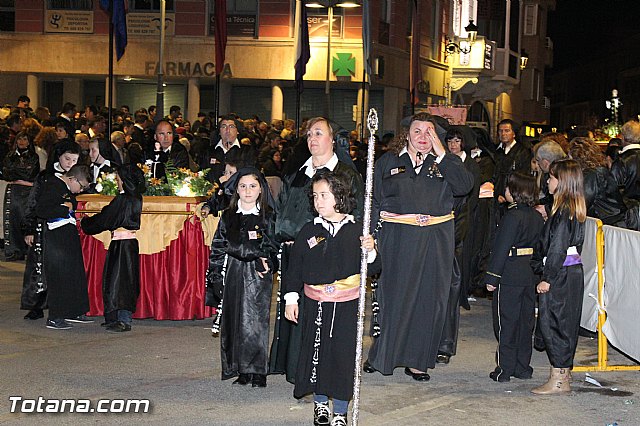 Procesin del Santo Entierro (Recogida) - Viernes Santo noche - Semana Santa Totana 2015 - 566