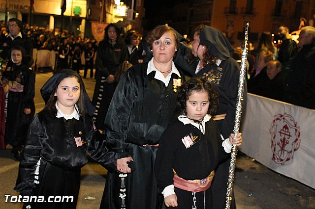 Procesin del Santo Entierro (Recogida) - Viernes Santo noche - Semana Santa Totana 2015 - 567