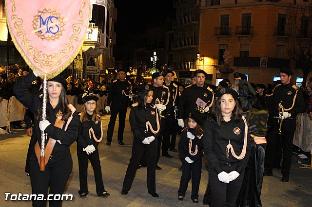 Procesin del Santo Entierro (Recogida) - Viernes Santo noche - Semana Santa Totana 2015 - 569