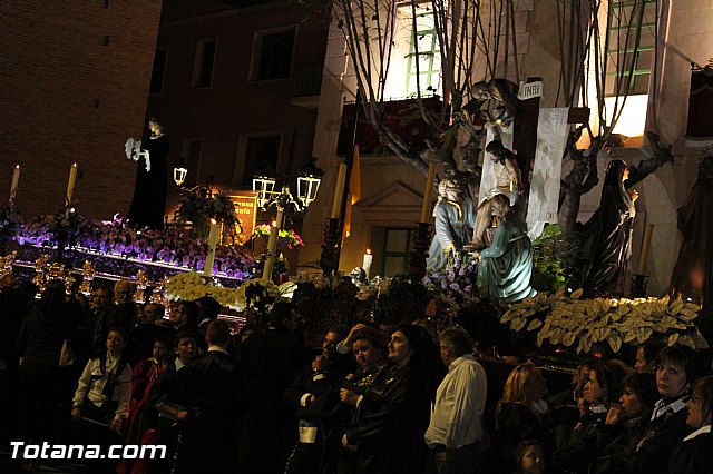 Procesin del Santo Entierro (Recogida) - Viernes Santo noche - Semana Santa Totana 2015 - 572