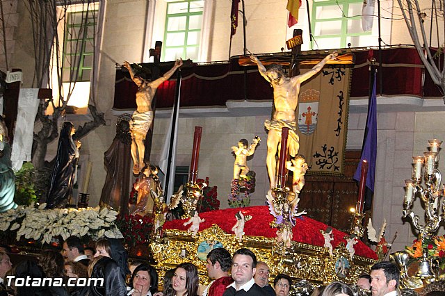 Procesin del Santo Entierro (Recogida) - Viernes Santo noche - Semana Santa Totana 2015 - 573