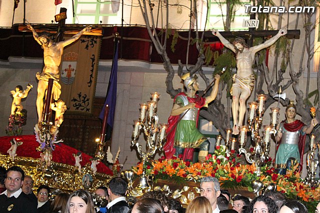 Procesin del Santo Entierro (Recogida) - Viernes Santo noche - Semana Santa Totana 2015 - 574