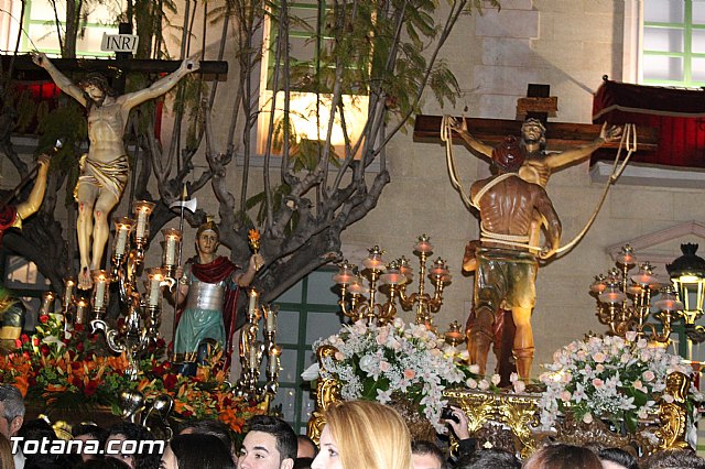Procesin del Santo Entierro (Recogida) - Viernes Santo noche - Semana Santa Totana 2015 - 575
