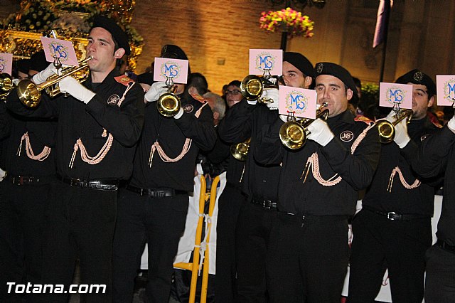 Procesin del Santo Entierro (Recogida) - Viernes Santo noche - Semana Santa Totana 2015 - 578