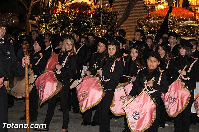 Procesin del Santo Entierro (Recogida) - Viernes Santo noche - Semana Santa Totana 2015 - 582