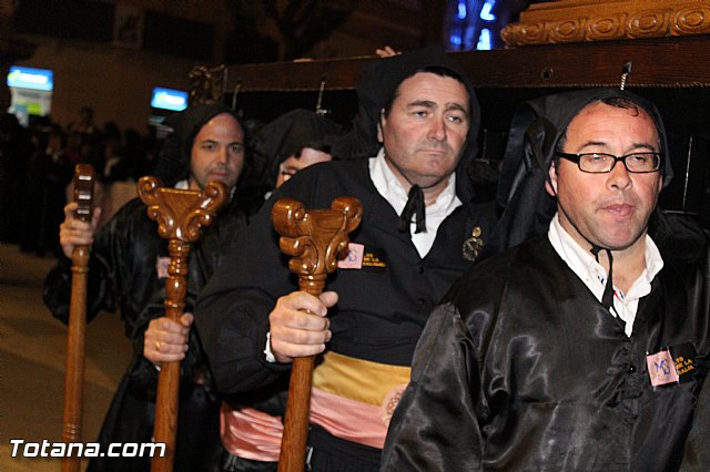 Procesin del Santo Entierro (Recogida) - Viernes Santo noche - Semana Santa Totana 2015 - 591