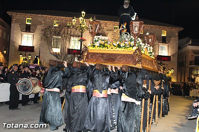 Procesin del Santo Entierro (Recogida) - Viernes Santo noche - Semana Santa Totana 2015 - 592