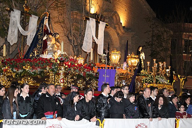 Procesin del Santo Entierro (Recogida) - Viernes Santo noche - Semana Santa Totana 2015 - 593