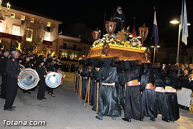 Procesin del Santo Entierro (Recogida) - Viernes Santo noche - Semana Santa Totana 2015 - 595