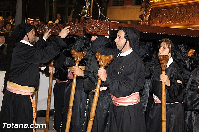 Procesin del Santo Entierro (Recogida) - Viernes Santo noche - Semana Santa Totana 2015 - 596