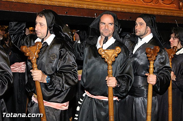 Procesin del Santo Entierro (Recogida) - Viernes Santo noche - Semana Santa Totana 2015 - 598