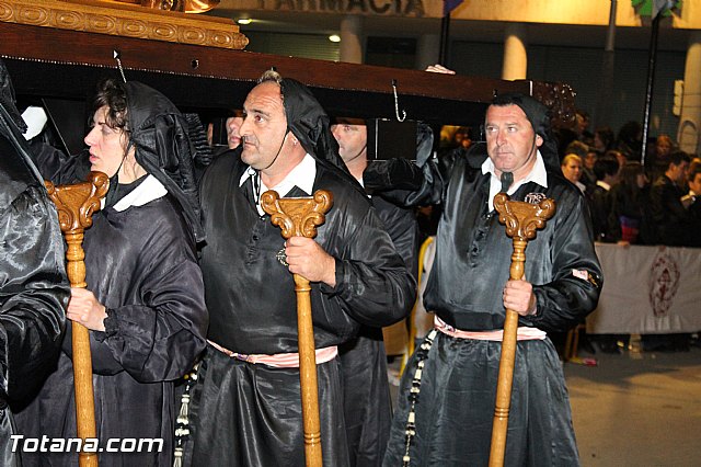 Procesin del Santo Entierro (Recogida) - Viernes Santo noche - Semana Santa Totana 2015 - 599