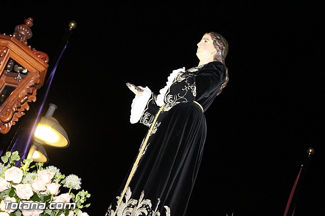 Procesin del Santo Entierro (Recogida) - Viernes Santo noche - Semana Santa Totana 2015 - 600