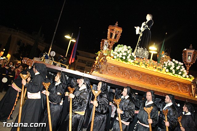Procesin del Santo Entierro (Recogida) - Viernes Santo noche - Semana Santa Totana 2015 - 602