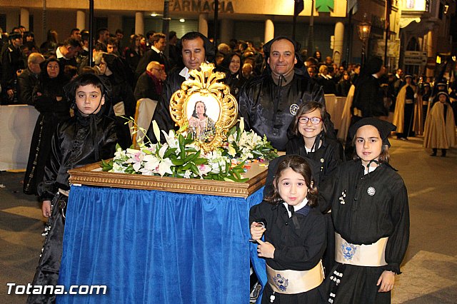 Procesin del Santo Entierro (Recogida) - Viernes Santo noche - Semana Santa Totana 2015 - 606