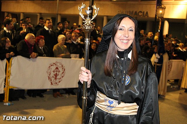 Procesin del Santo Entierro (Recogida) - Viernes Santo noche - Semana Santa Totana 2015 - 608