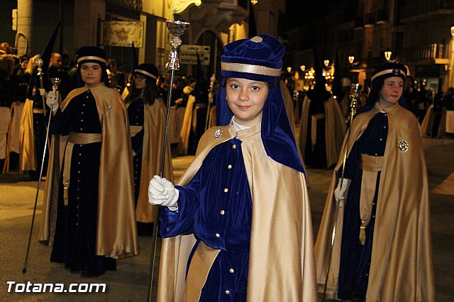 Procesin del Santo Entierro (Recogida) - Viernes Santo noche - Semana Santa Totana 2015 - 610