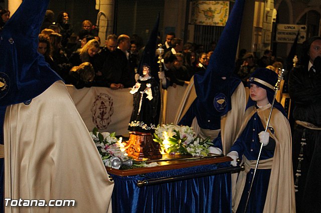 Procesin del Santo Entierro (Recogida) - Viernes Santo noche - Semana Santa Totana 2015 - 614