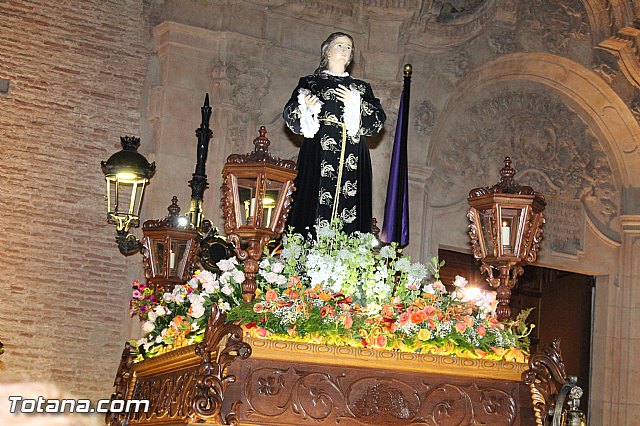 Procesin del Santo Entierro (Recogida) - Viernes Santo noche - Semana Santa Totana 2015 - 619