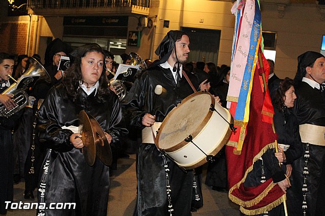 Procesin del Santo Entierro (Recogida) - Viernes Santo noche - Semana Santa Totana 2015 - 621
