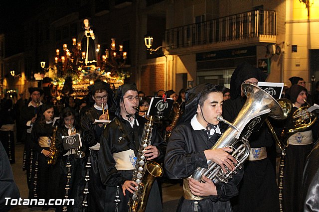 Procesin del Santo Entierro (Recogida) - Viernes Santo noche - Semana Santa Totana 2015 - 622