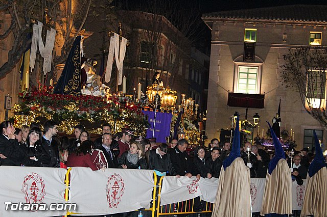 Procesin del Santo Entierro (Recogida) - Viernes Santo noche - Semana Santa Totana 2015 - 623