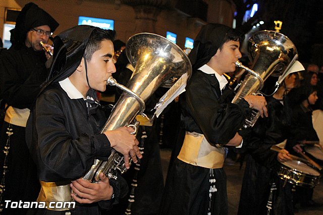 Procesin del Santo Entierro (Recogida) - Viernes Santo noche - Semana Santa Totana 2015 - 624