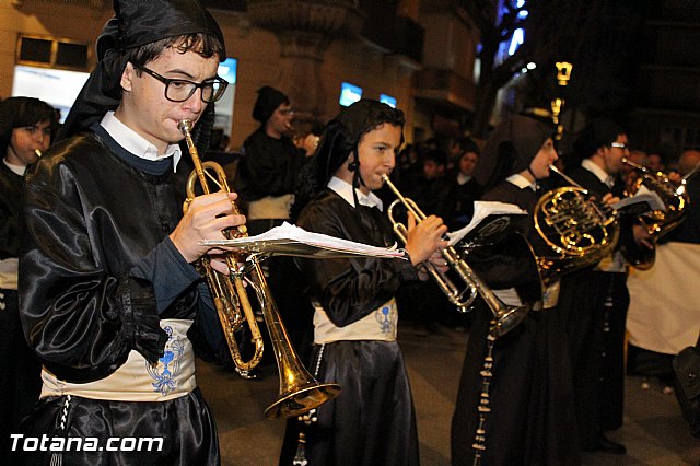 Procesin del Santo Entierro (Recogida) - Viernes Santo noche - Semana Santa Totana 2015 - 626