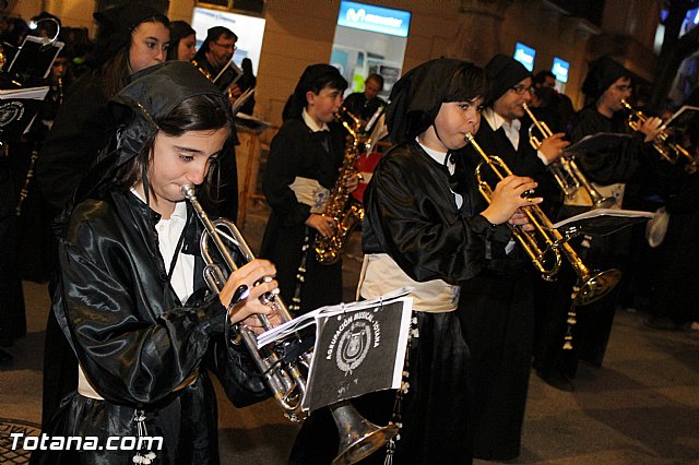 Procesin del Santo Entierro (Recogida) - Viernes Santo noche - Semana Santa Totana 2015 - 627